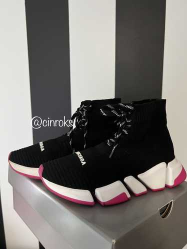 BALENCIAGA スピード　レースアップ　37 Balenciaga speed lace-up sneaker - Gem