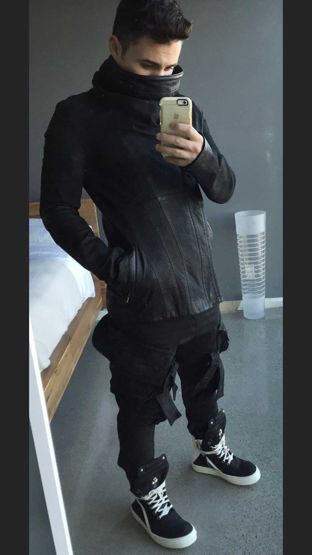 2015ss julius コーティングパンツ JULIUS 15SS シームドパンツβ(コーティング) BLACK「I.D.HEART