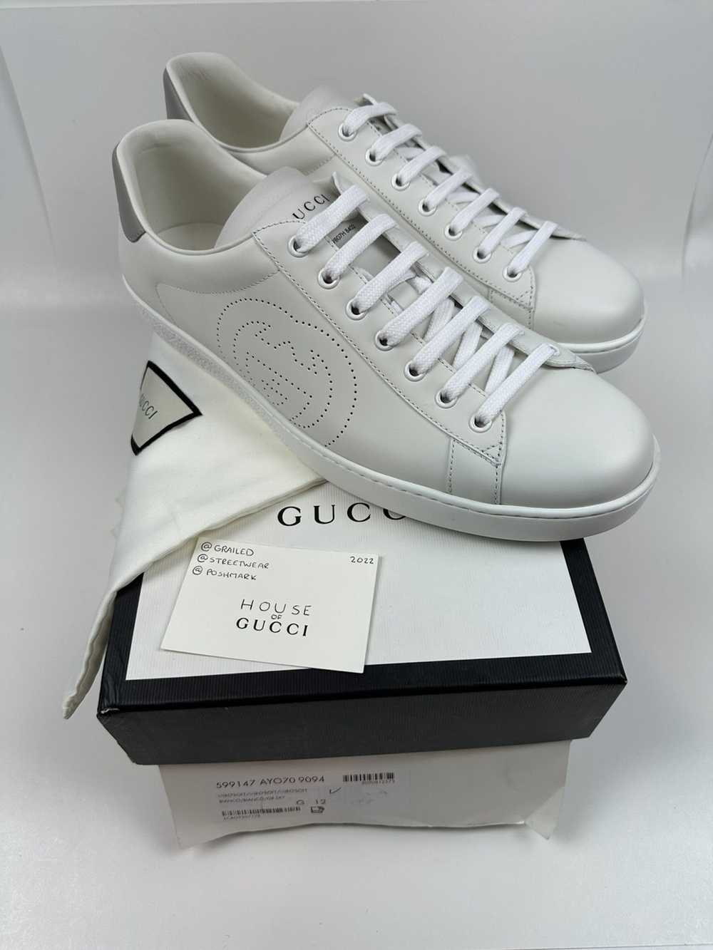 Gucci Gucci Ace Perforated GG Sneakers - image 4