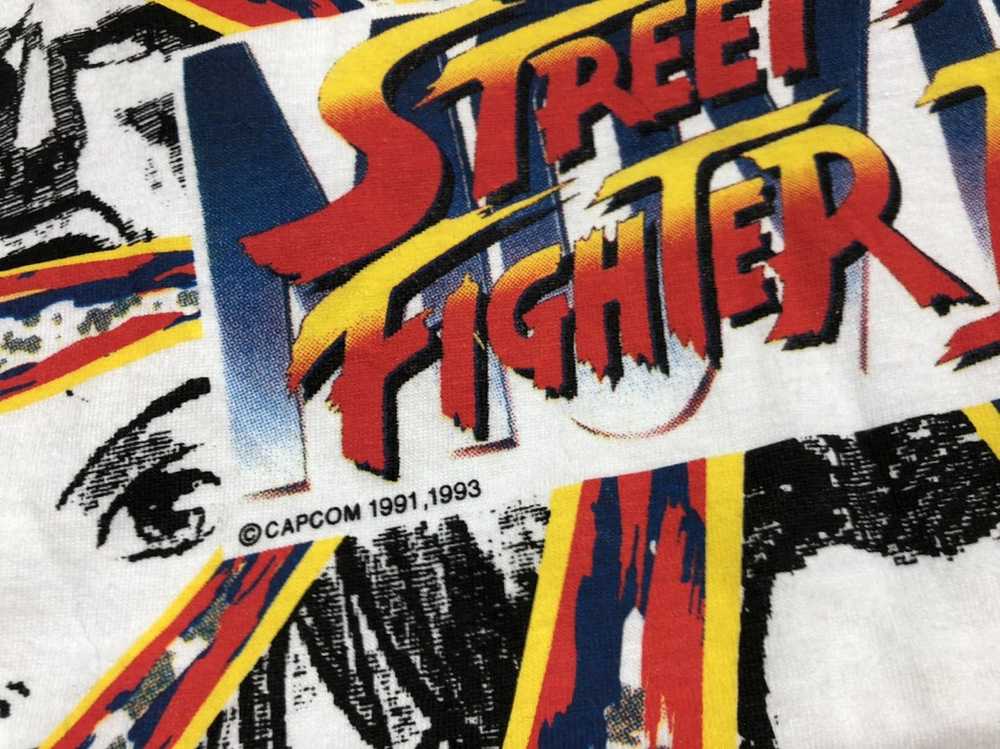 Vintage 1993 STREET FIGHTER II shirtCapcom Japan … - image 3