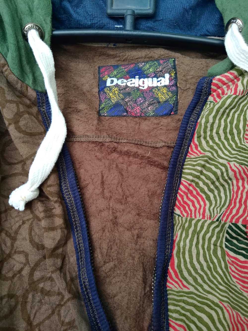 Designer × Vintage Desigual Patchwork Hoodie - image 3