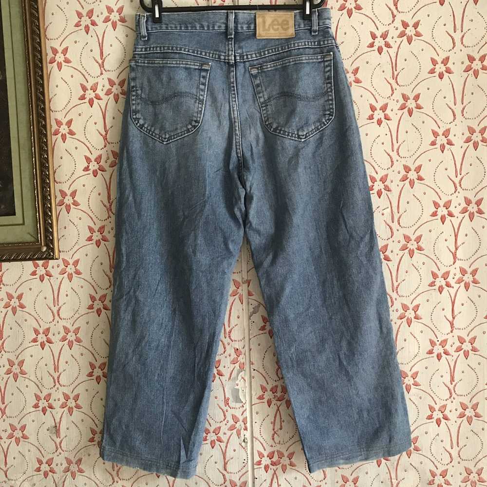 Lee × Vintage Vintage lee genuine jeans light blu… - image 4