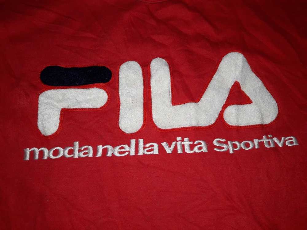 Fila Vintage Fila Big Logo Spell Out Embroidered … - image 4