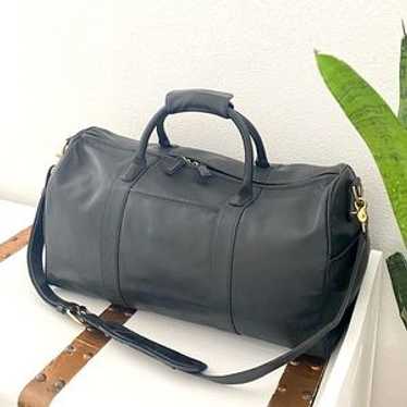 バッグ Vintage COACH XL Duffle Bag Black Coach Xl Duffle Bag - Etsy