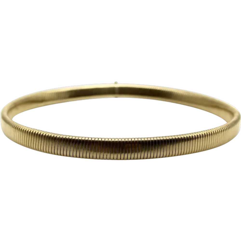 Vintage 14K Gold Tubogas Necklace or Bracelet - image 1