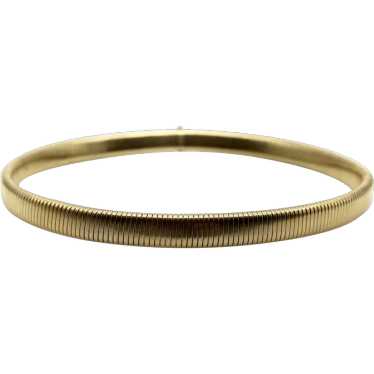 Vintage 14K Gold Tubogas Necklace or Bracelet