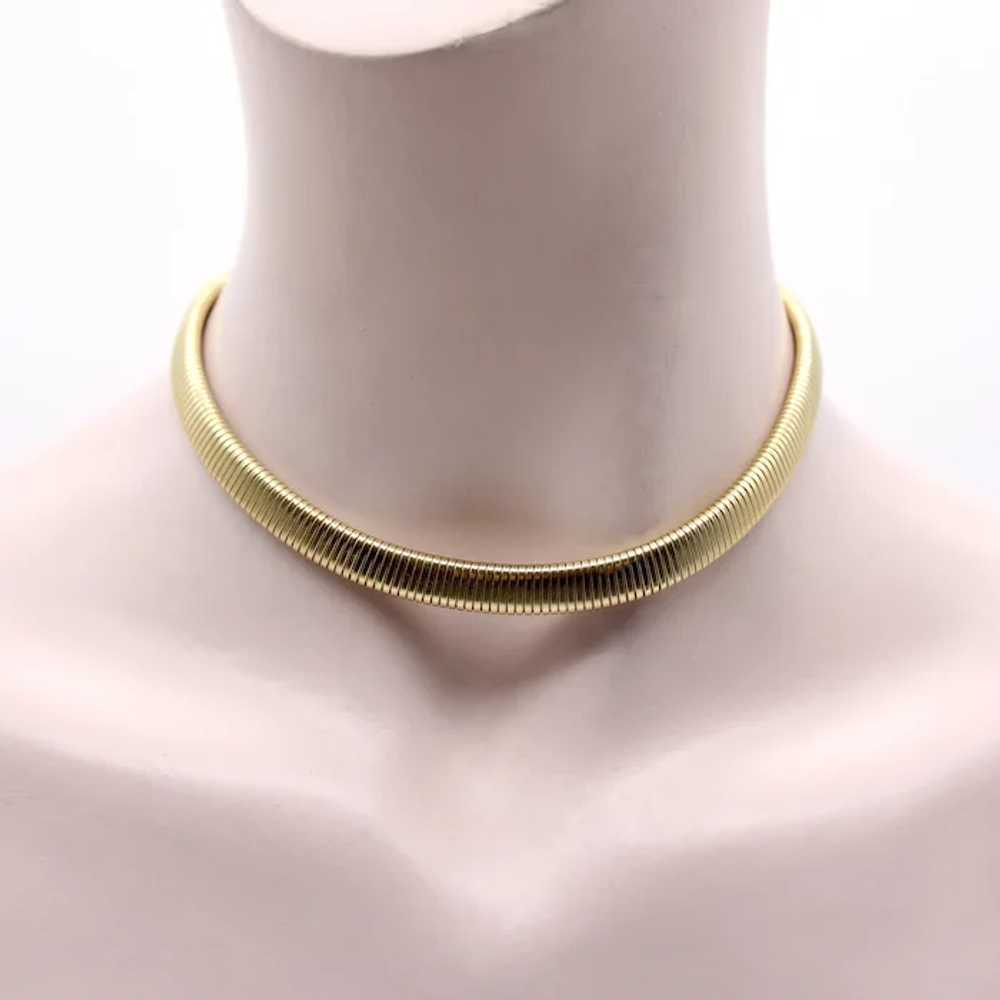 Vintage 14K Gold Tubogas Necklace or Bracelet - image 2