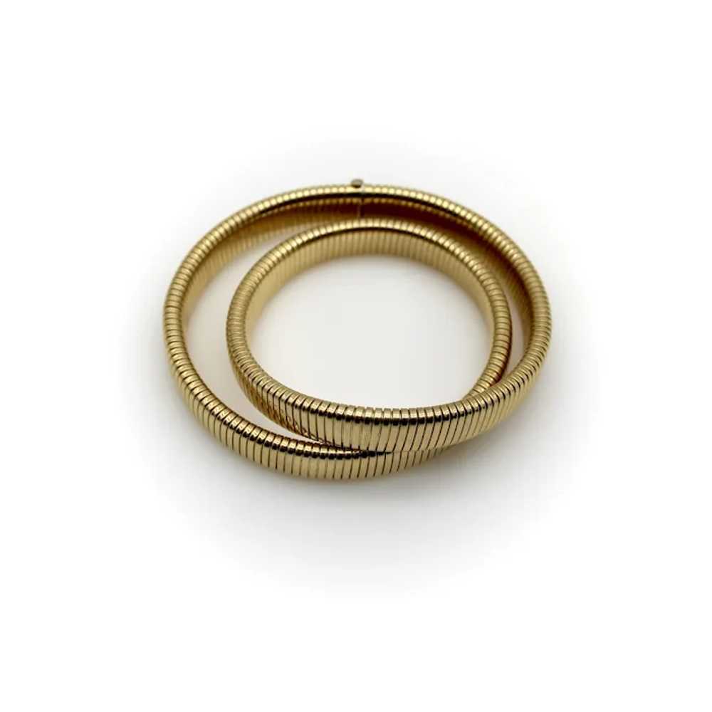 Vintage 14K Gold Tubogas Necklace or Bracelet - image 5