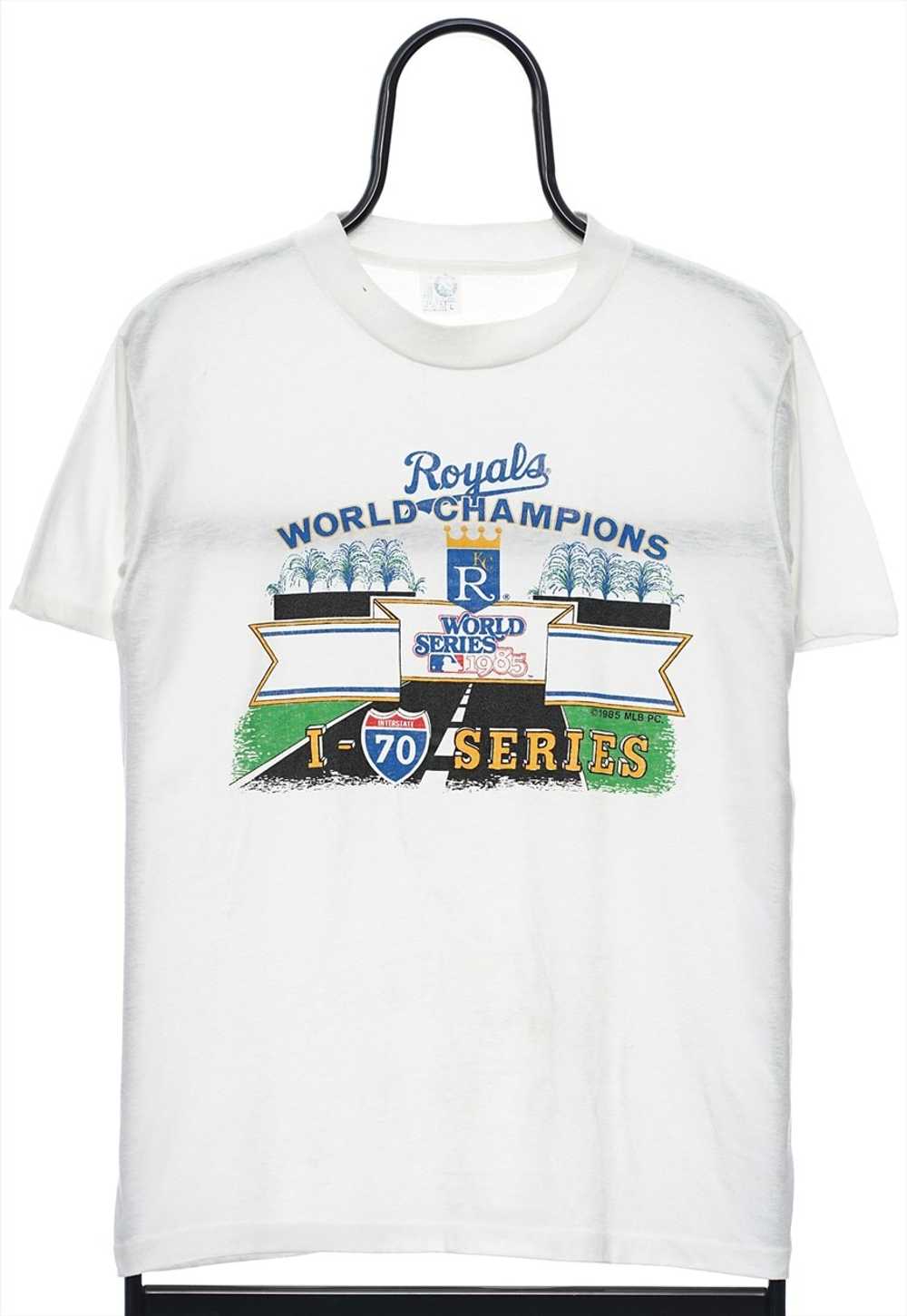 Vintage MLB 80s Kansas City Royals Champions TShi… - image 1
