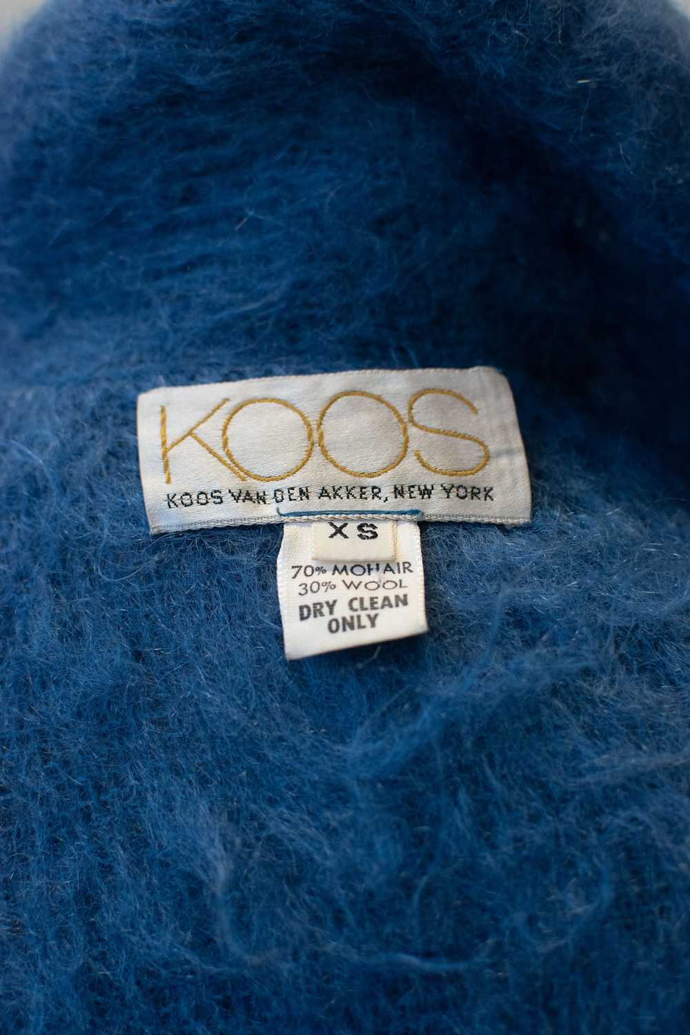 Blue Mohair Coat | Koos Van Den Akker - image 6