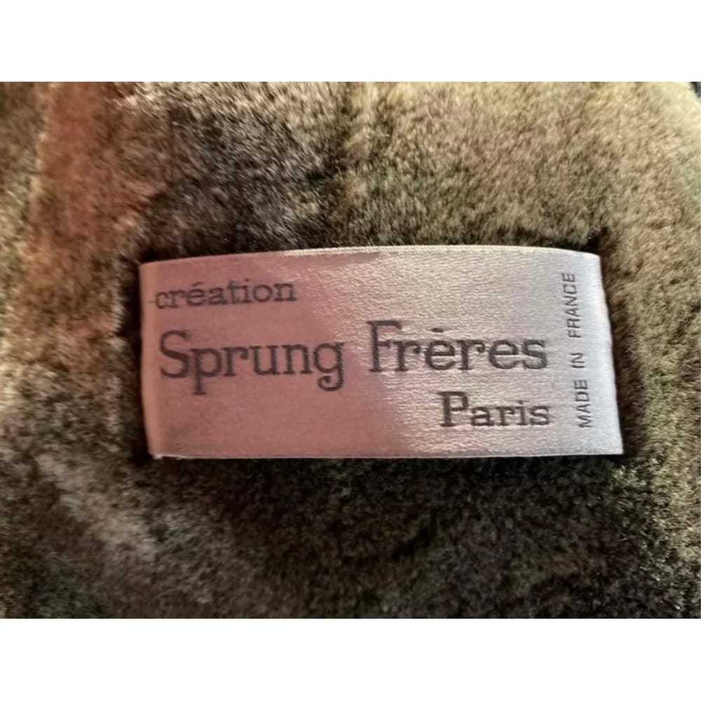 Sprung Frères Shearling coat - image 3