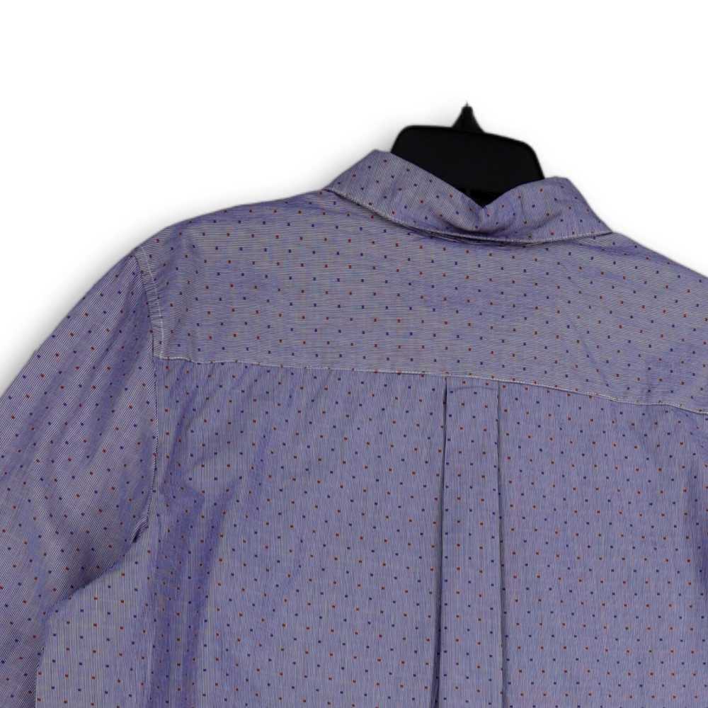 Tommy Hilfiger NWT Mens Blue Polka Dot Spread Col… - image 2