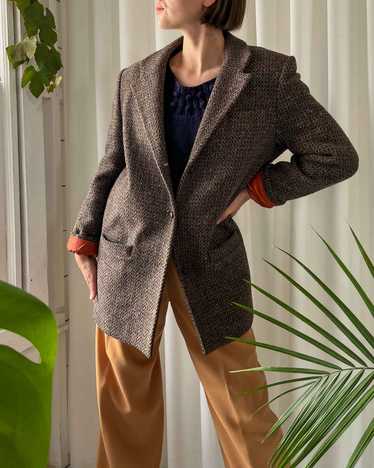 80s Tweed Wool Blazer