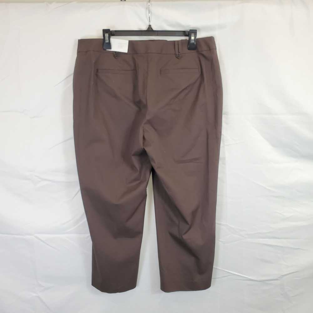 Loft Julie Curvy Women Brown Dress Pants NWT sz 12 - image 2