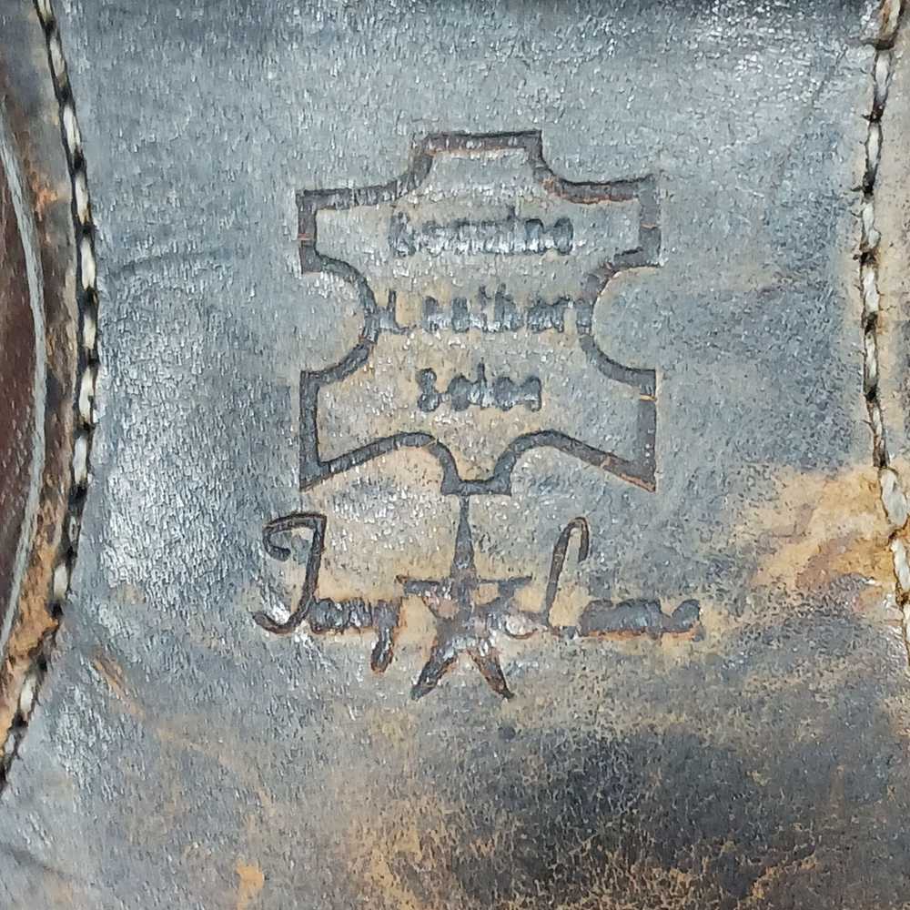 Men's Brown & Black Tony Lama Boots Size 11D - image 7