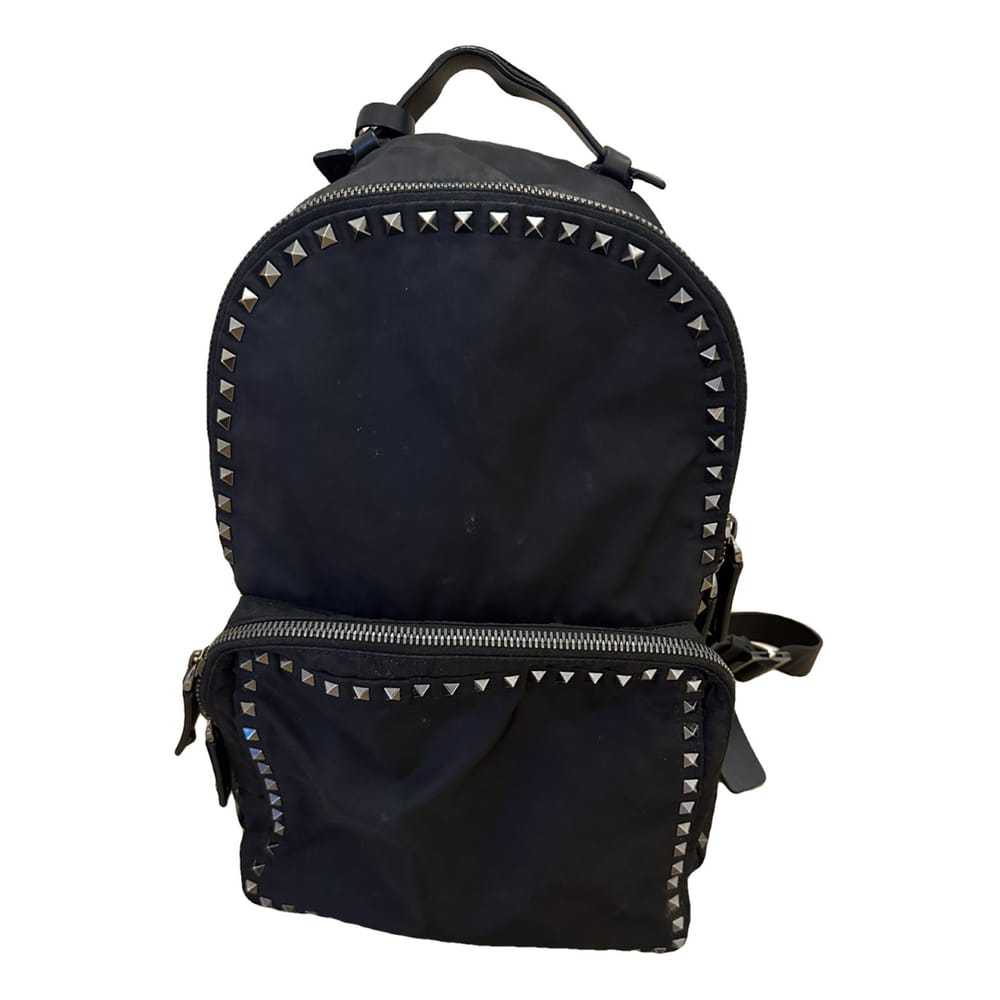 Valentino Garavani Rockstud cloth backpack - image 1