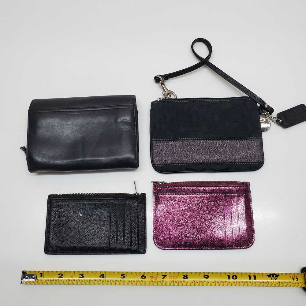 Coach Assorted Bundle Lot Set of 4 Wristlet Wallet - image 5