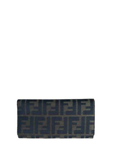 Fendi Canvas Tobacco Monogram Zucca Wallet
