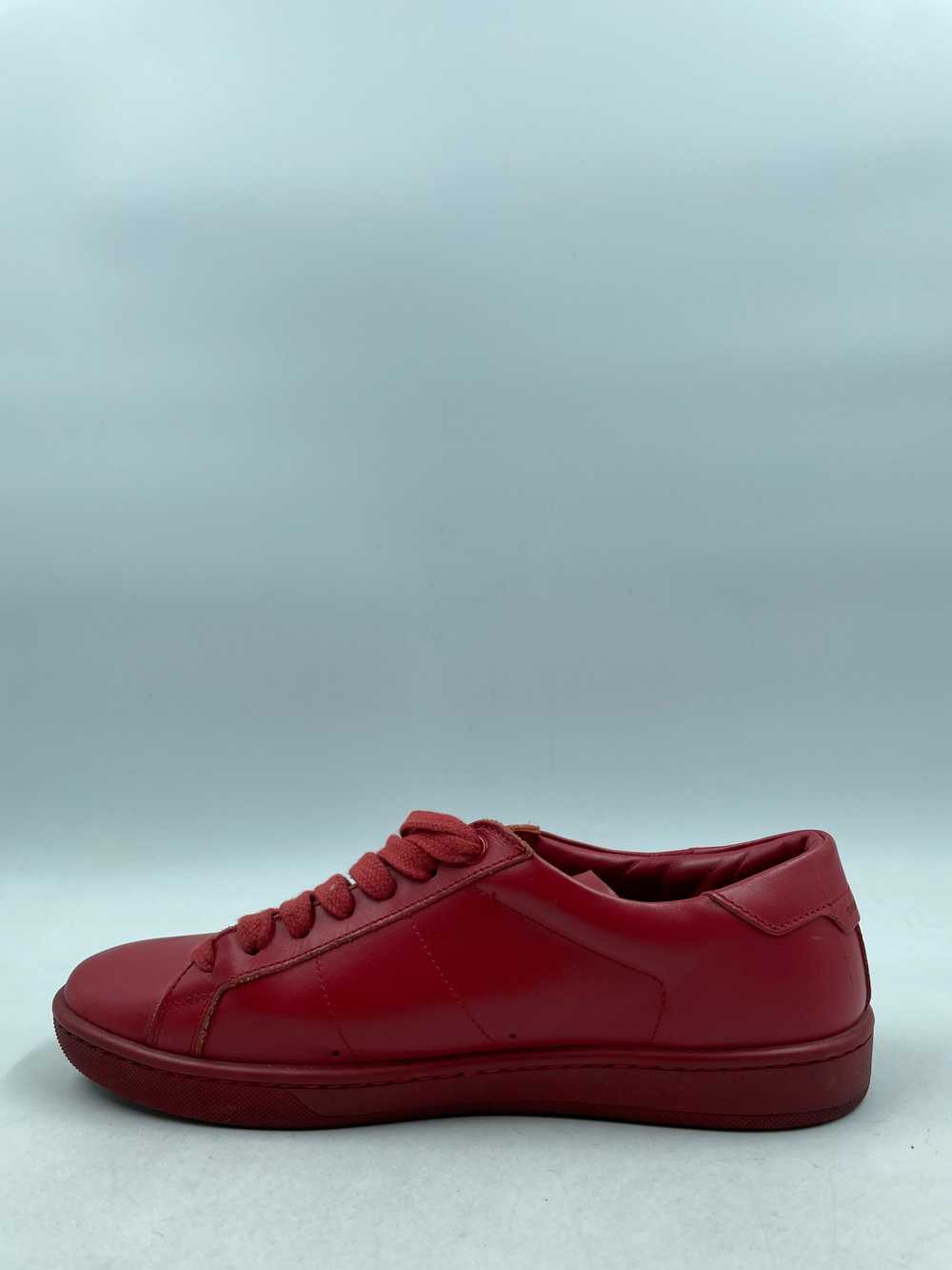 Authentic Saint Laurent Paris SL/01 Red Sneakers … - image 2