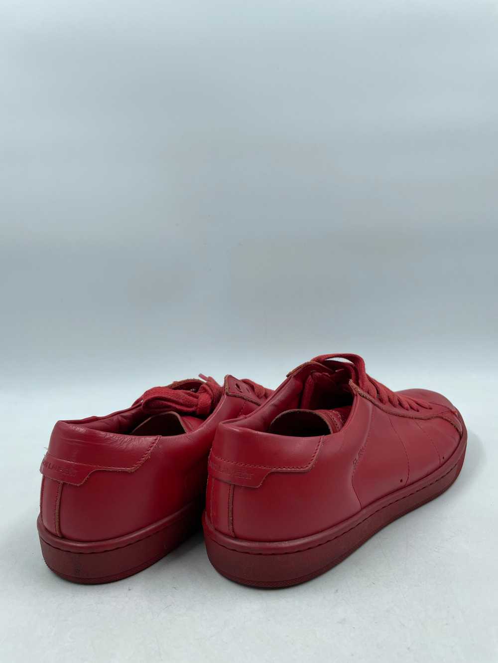 Authentic Saint Laurent Paris SL/01 Red Sneakers … - image 4