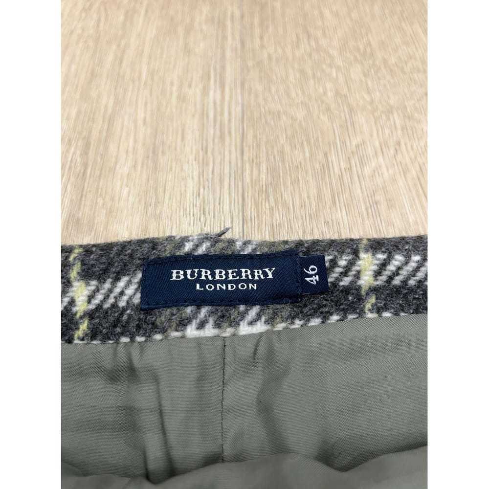 Burberry Wool mid-length skirt - image 4