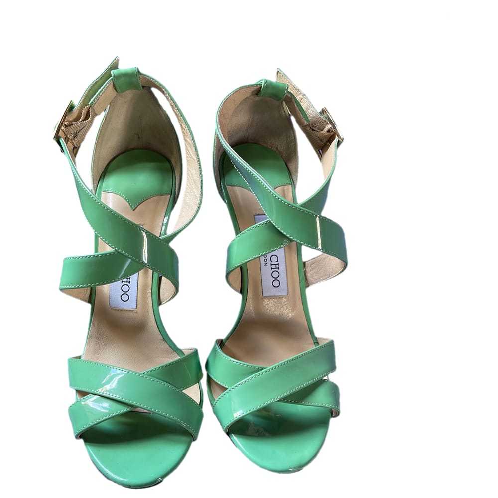 Jimmy Choo Baia patent leather sandals - image 1