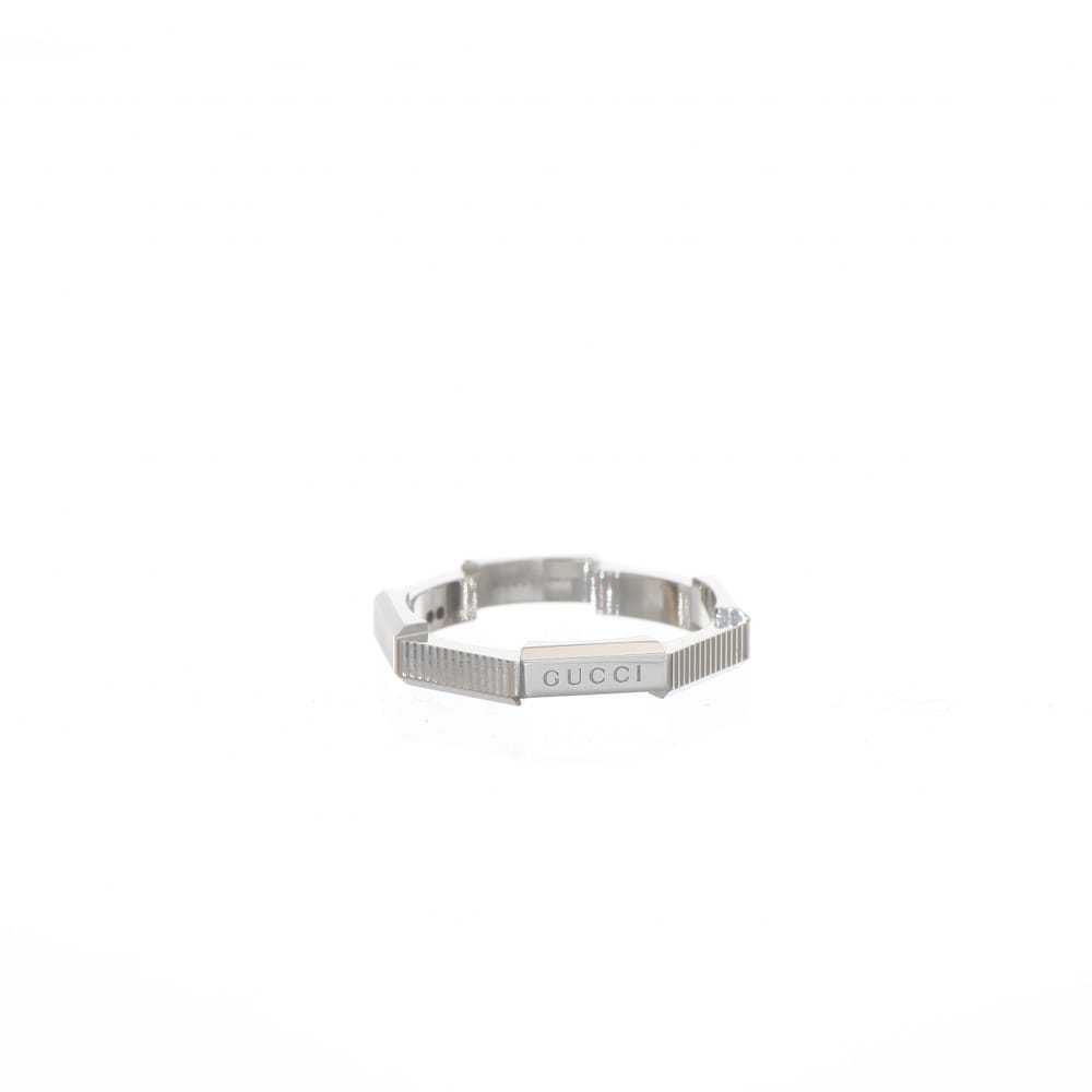 Gucci Gucci Link To Love white gold ring - image 7