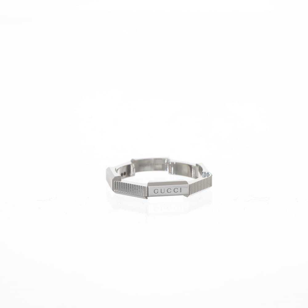 Gucci Gucci Link To Love white gold ring - image 8