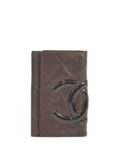 CHANEL Pre-Owned 2006 Cambon Line key case - Brown