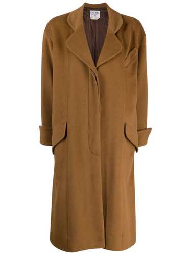 CHANEL Pre-Owned 1990 single-breasted wool coat -… - image 1