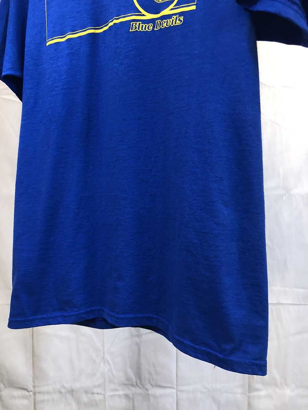 Vintage Vintage Blue Devils Pitchfork Blue Tee - image 8