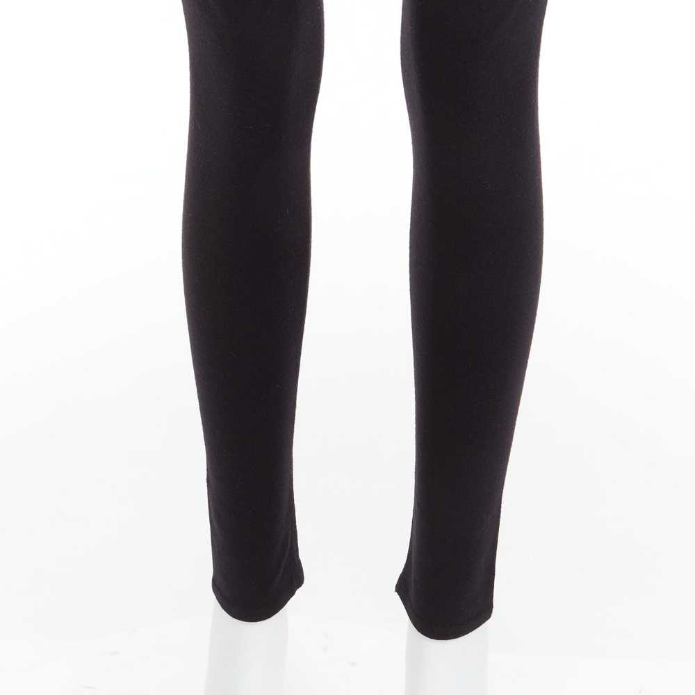 Alaia ALAIA black wool blend minimal classic soft… - image 7