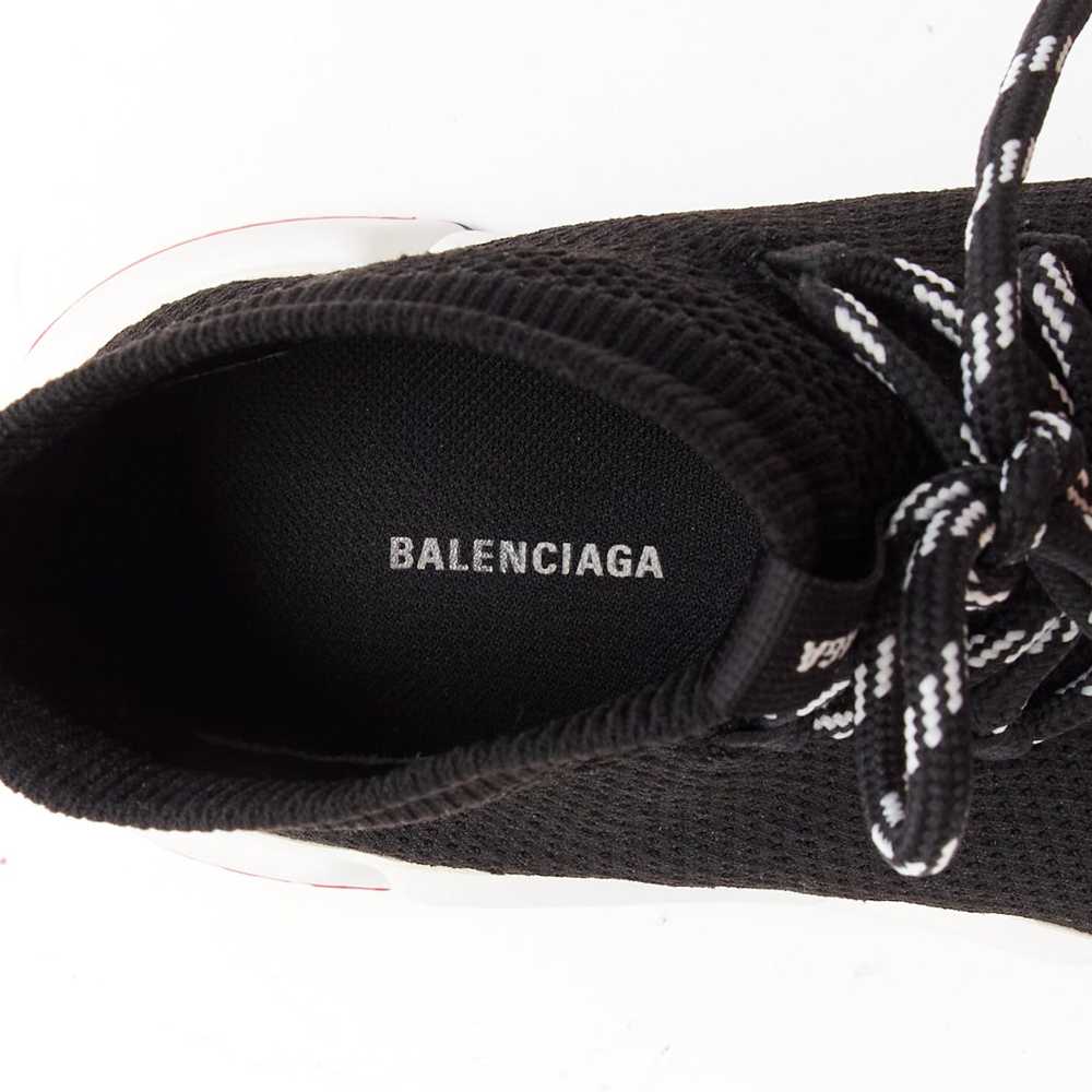 Balenciaga BALENCIAGA Speed black white red logo … - image 10