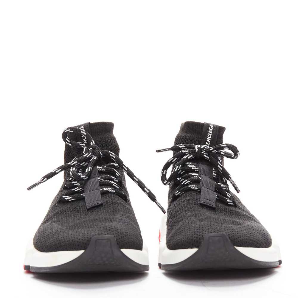 Balenciaga BALENCIAGA Speed black white red logo … - image 3