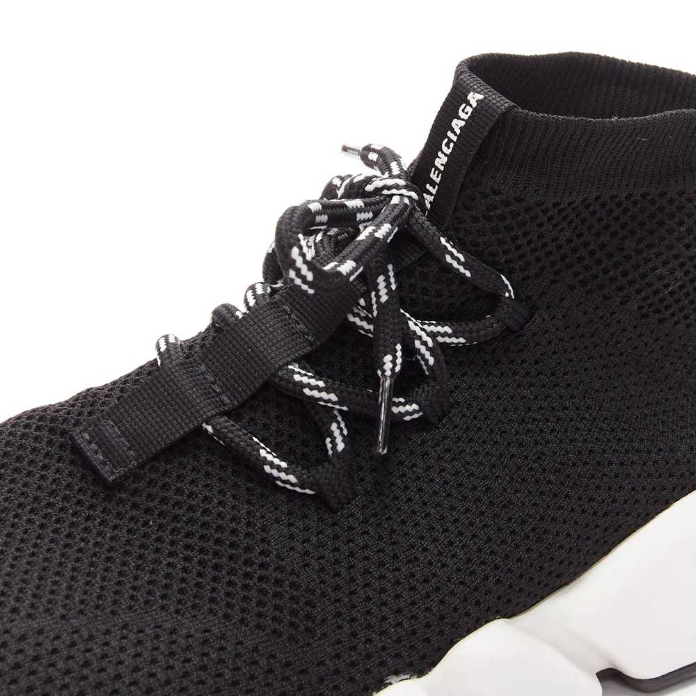 Balenciaga BALENCIAGA Speed black white red logo … - image 7