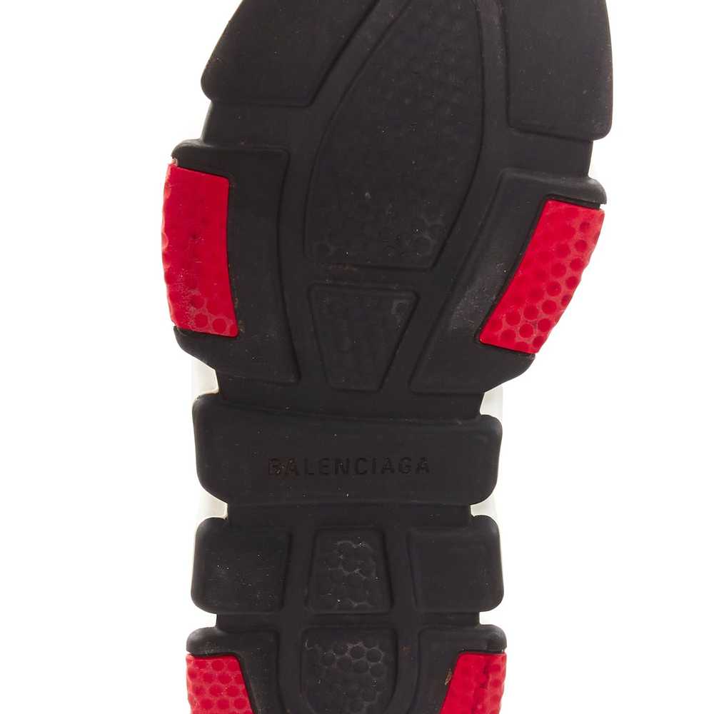 Balenciaga BALENCIAGA Speed black white red logo … - image 9