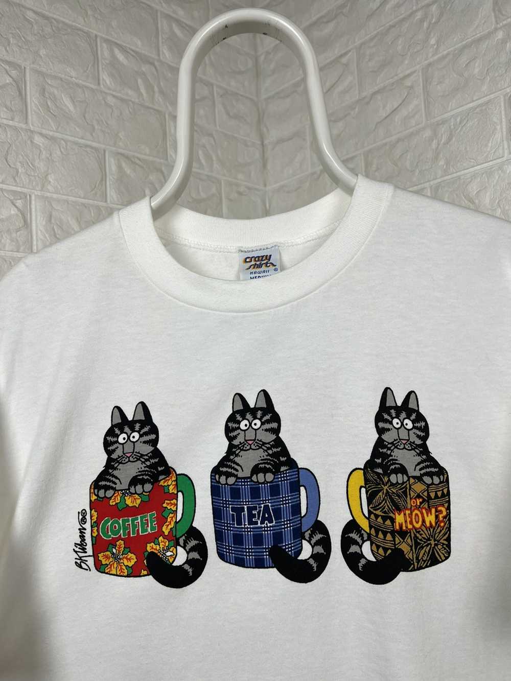 Art × Streetwear × Vintage Vintage Cats Art Coffe… - image 2