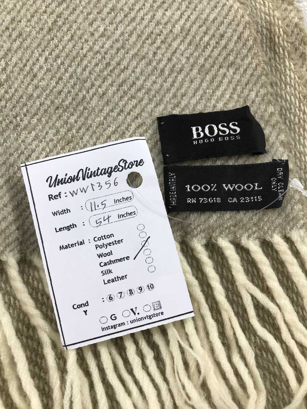 Hugo Boss × Vintage Hugo Boss Scarf / Muffler / N… - image 6