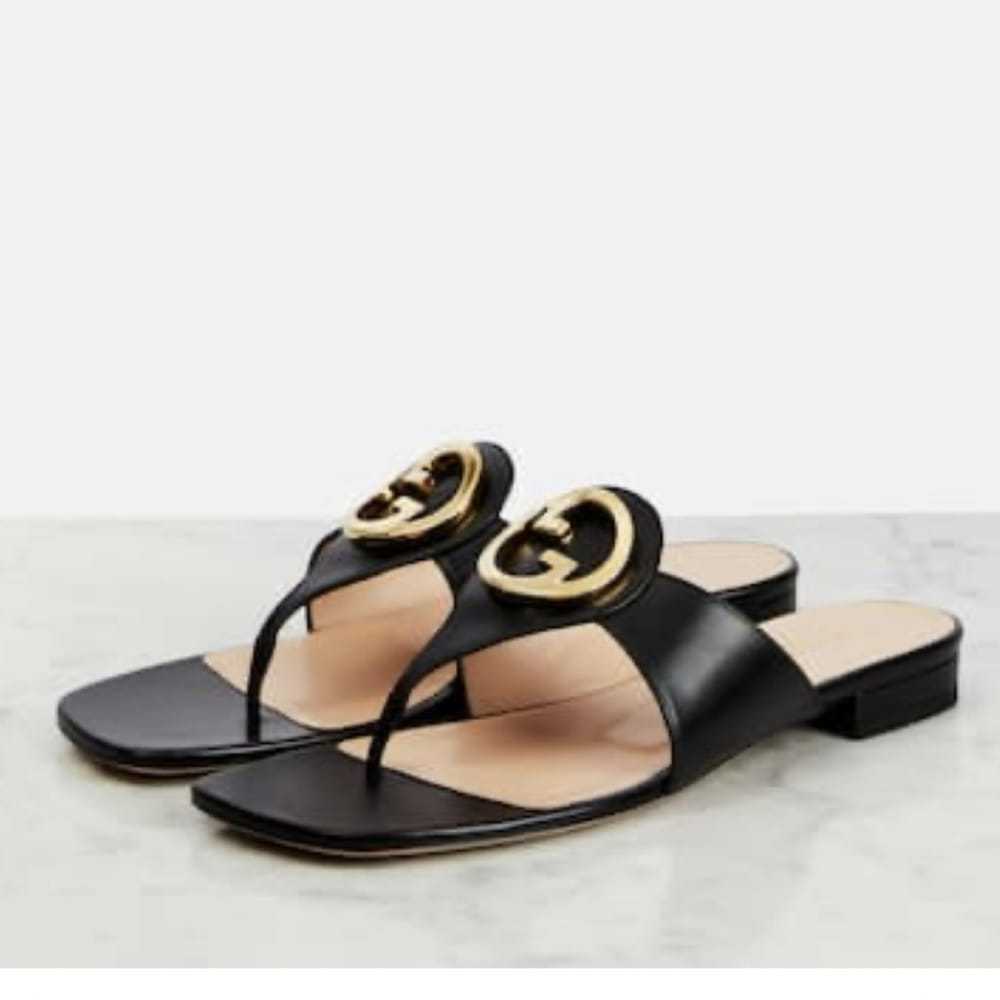 Gucci Leather sandal - image 3