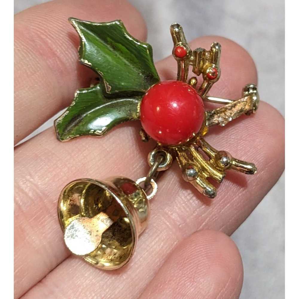 Other Vintage Holly Bell Brooch - image 1