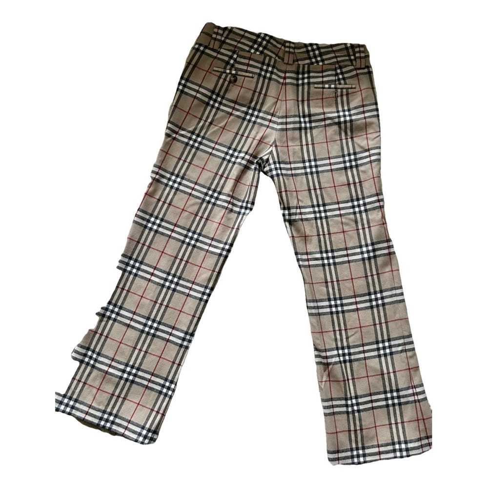 Burberry Wool large pants - image 2