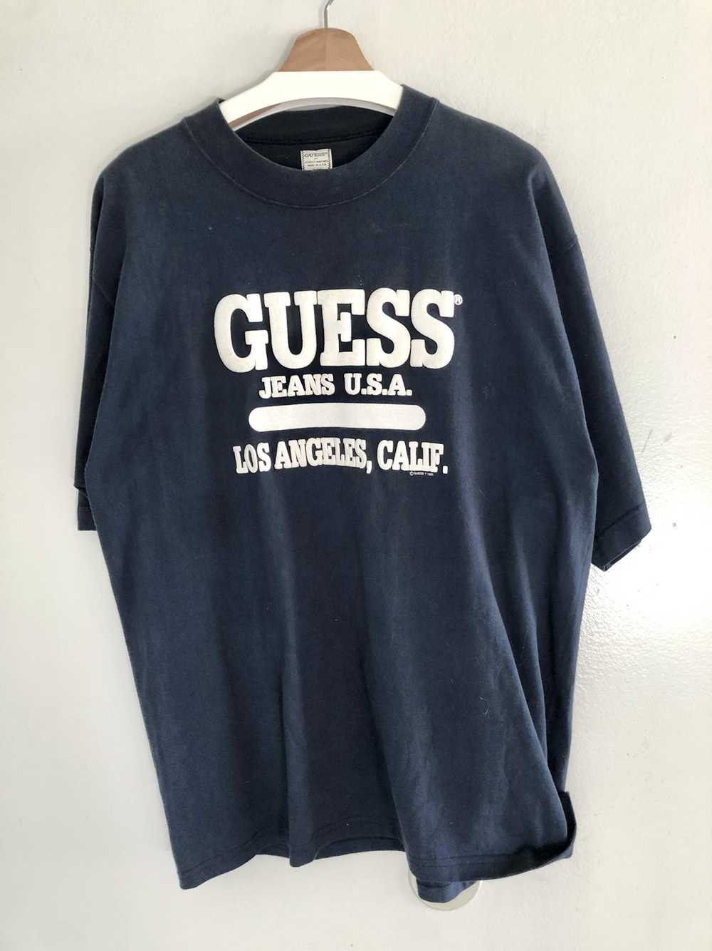 Guess × Made In Usa × Vintage 90s Guess Puff Prin… - image 1