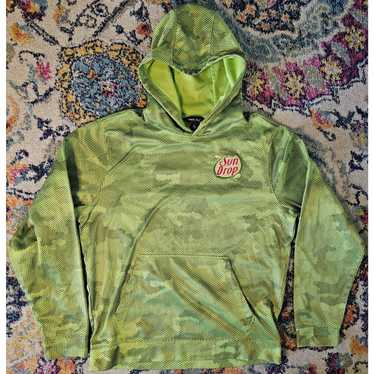 Other SunDrop Soda Sweatshirt SMALL Green Artsy C… - image 1