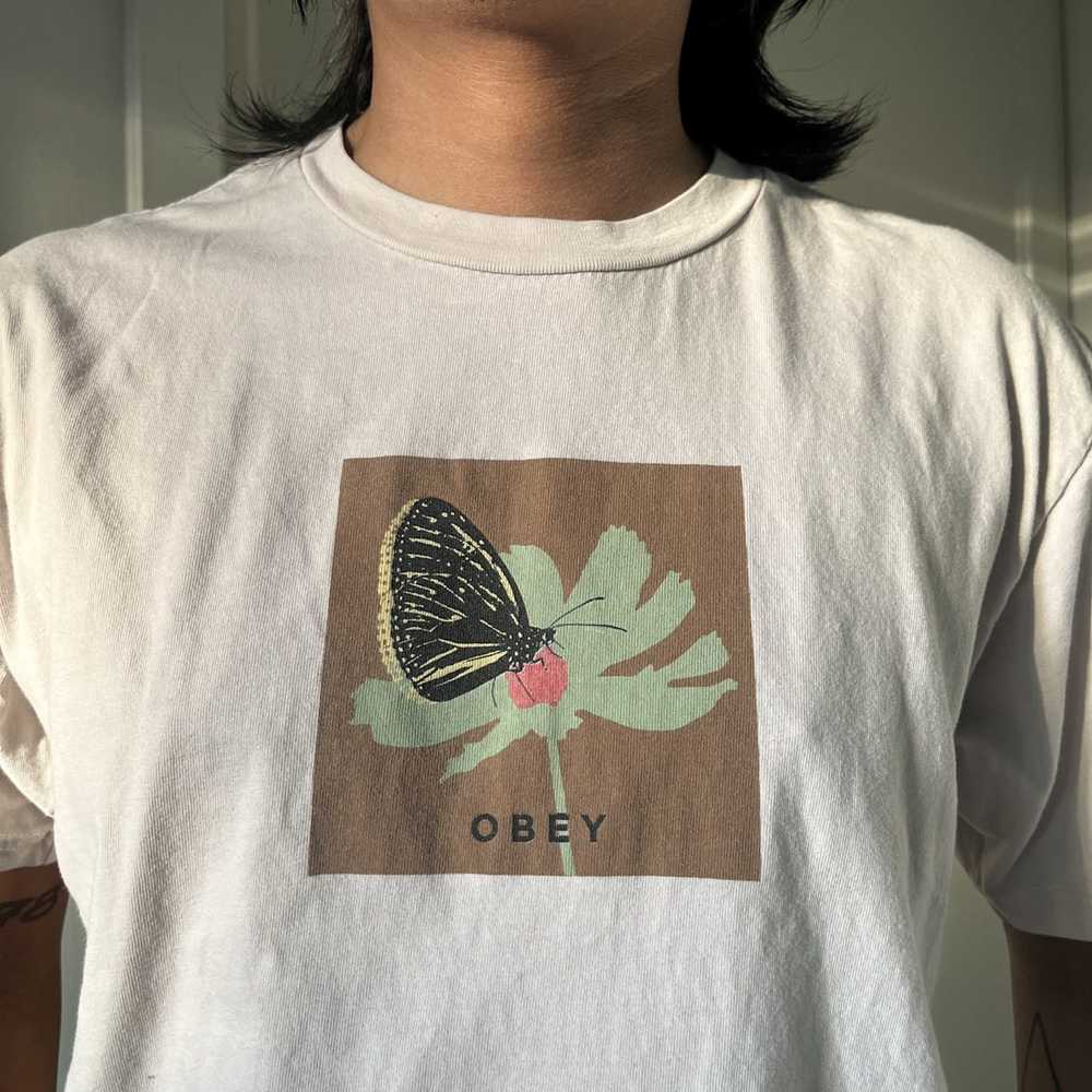 Obey Obey butterfly shirt - image 3