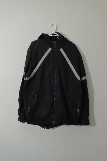 Coogi Coogi Black & Silver Windbreaker Jacket (XXX