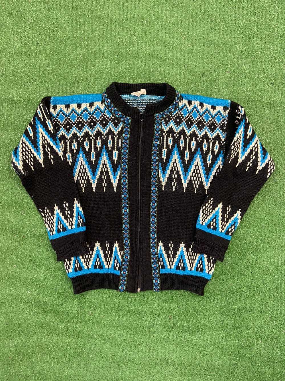 Coogi × Vintage Sweater zip zipper coogi type - image 1