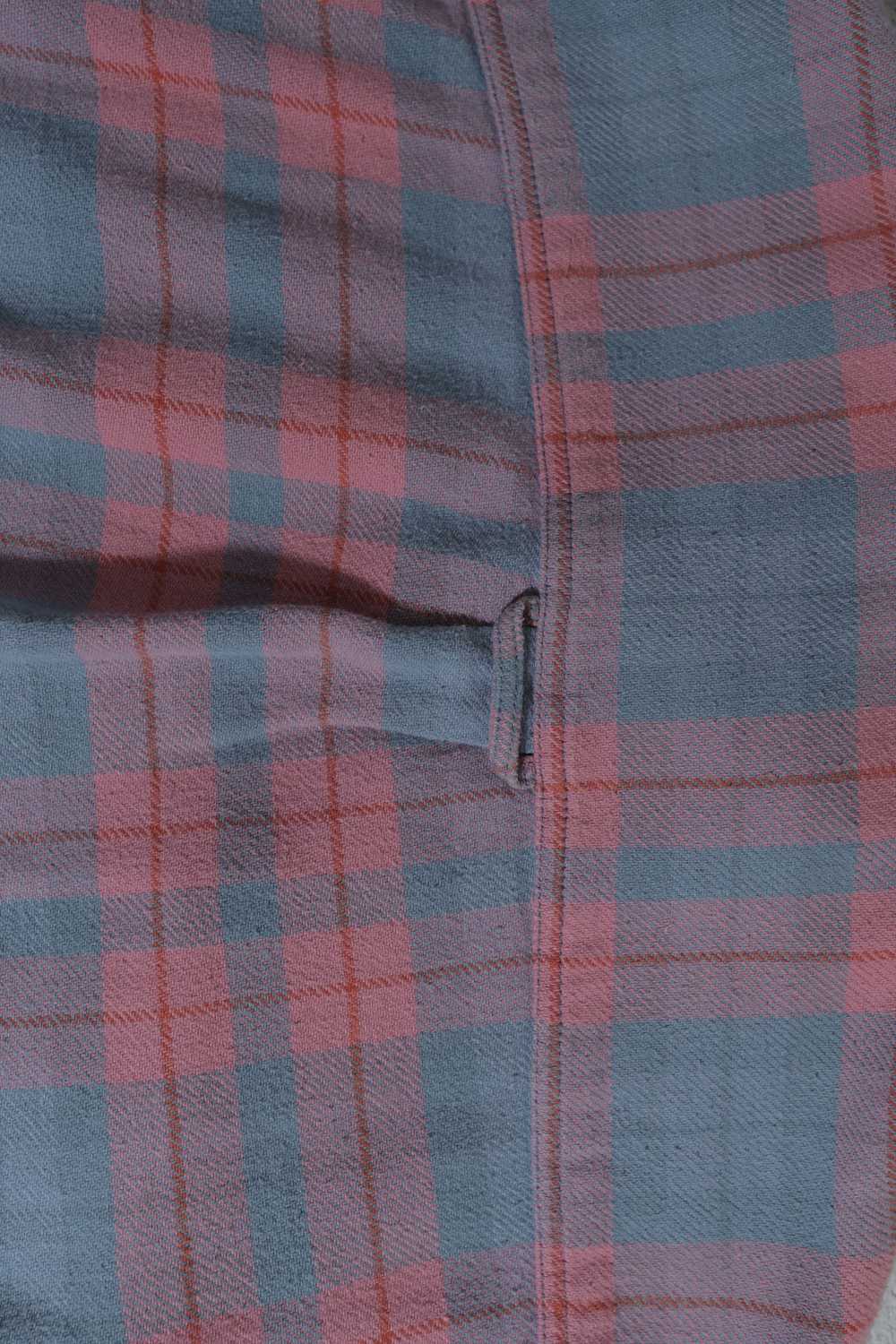Vintage Free Assembly Pink and Blue Flannel (XXL) - image 12