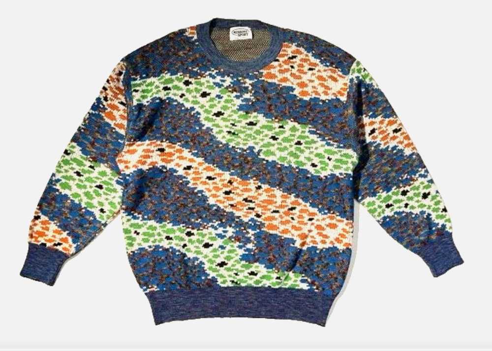 Missoni MISSONI Mens Multicolor Animal Cotton Swe… - image 6