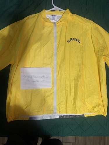Camel × Made In Usa × Vintage Camel rain jacket