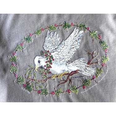 Jerzees × Streetwear × Vintage VTG Christmas Dove 